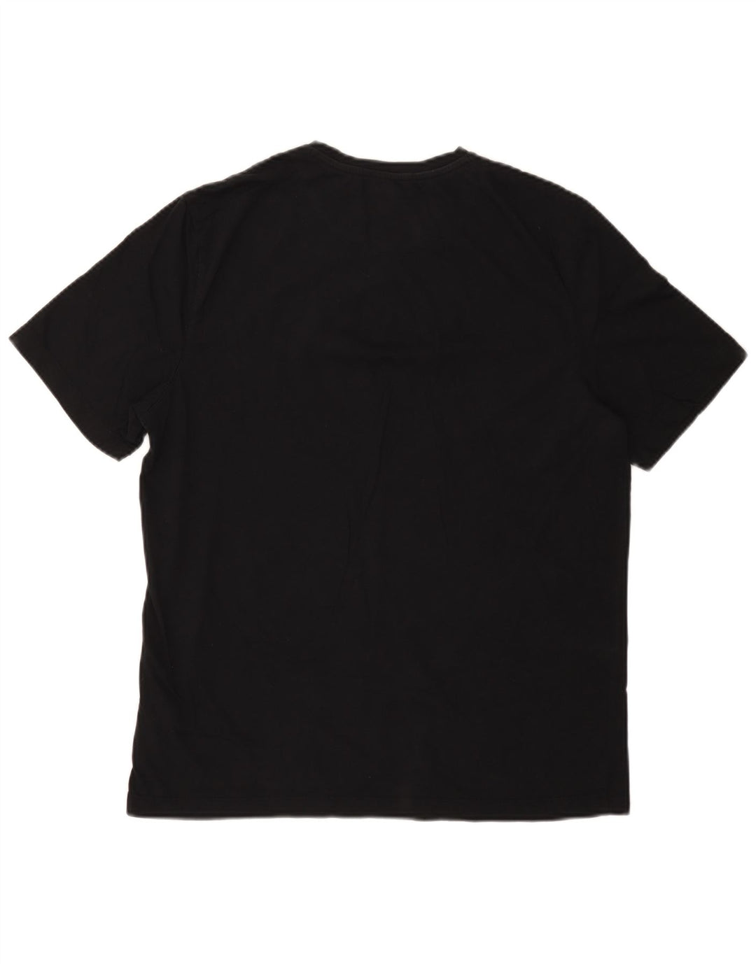 Camiseta masculina regular Ted Baker tamanho superior 3 algodão preto médio