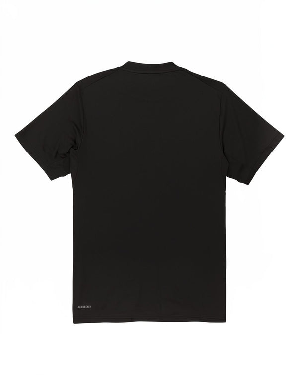 Adidas Camiseta Masculina Top Médio Preto Poliéster Esportivo