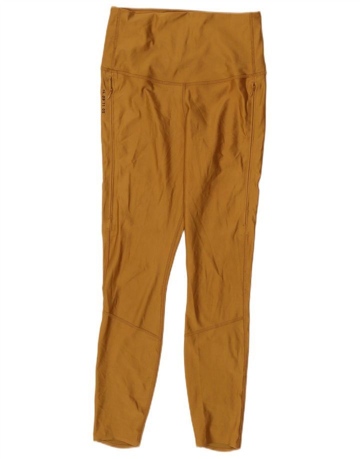 Leggings Nike Feminino UK 8 Pequeno Poliéster Amarelo