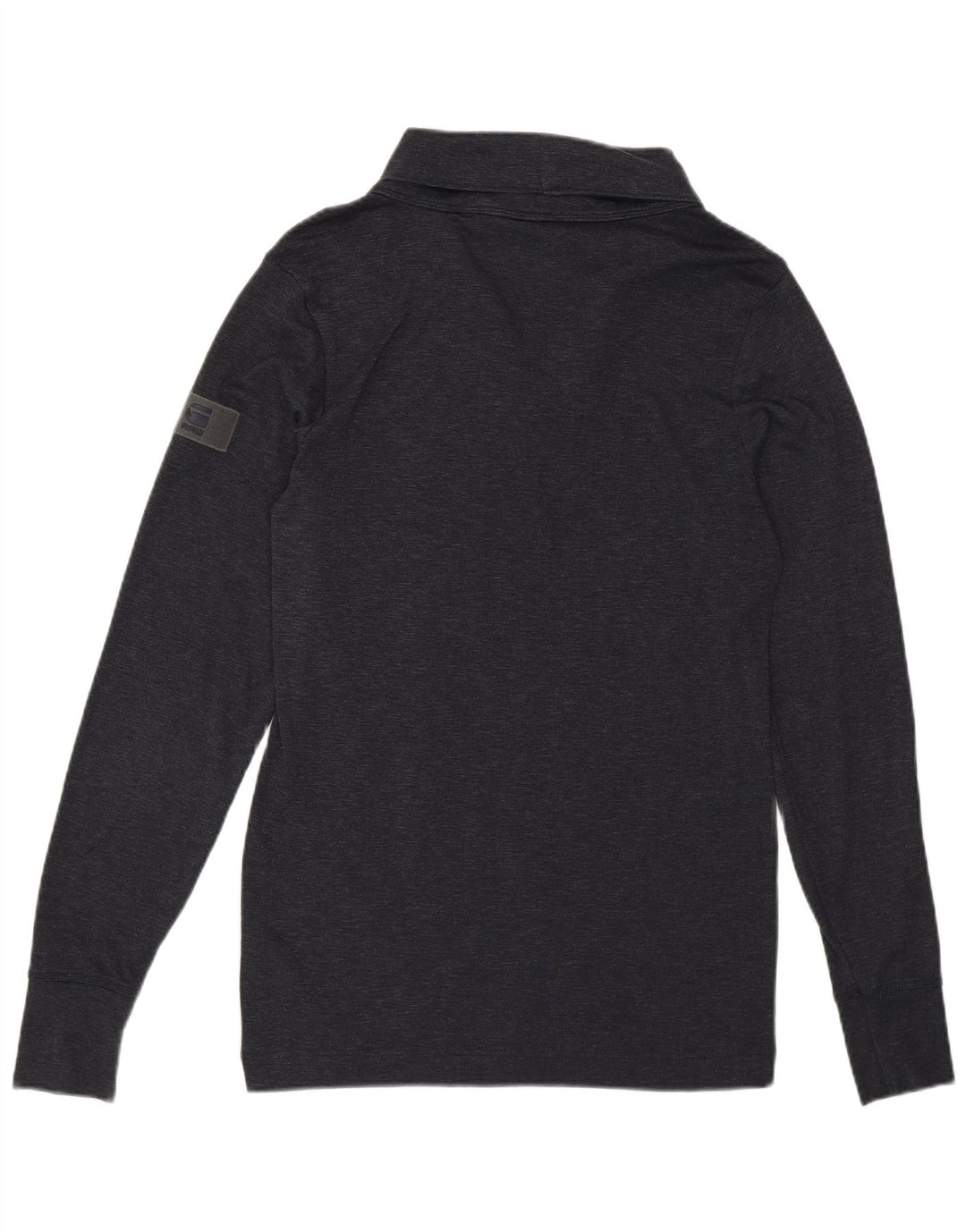 G-Star Mens Top Manga Longa Algodão Cinza Médio