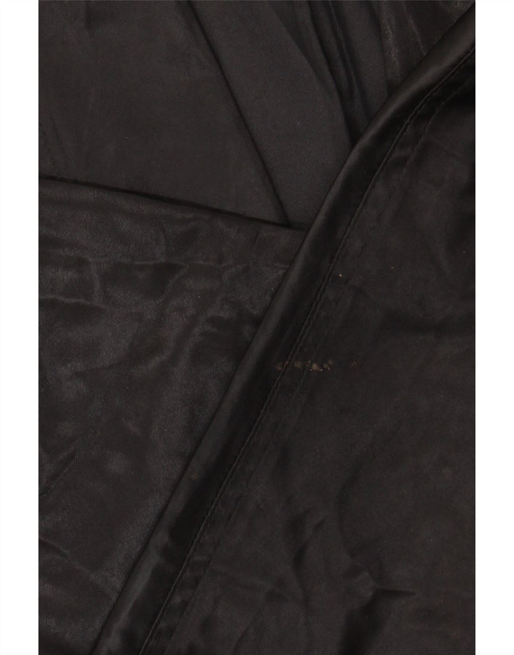 Jaqueta bomber feminina Colette Wolfgang Kaiser UK 10 pequena viscose preta