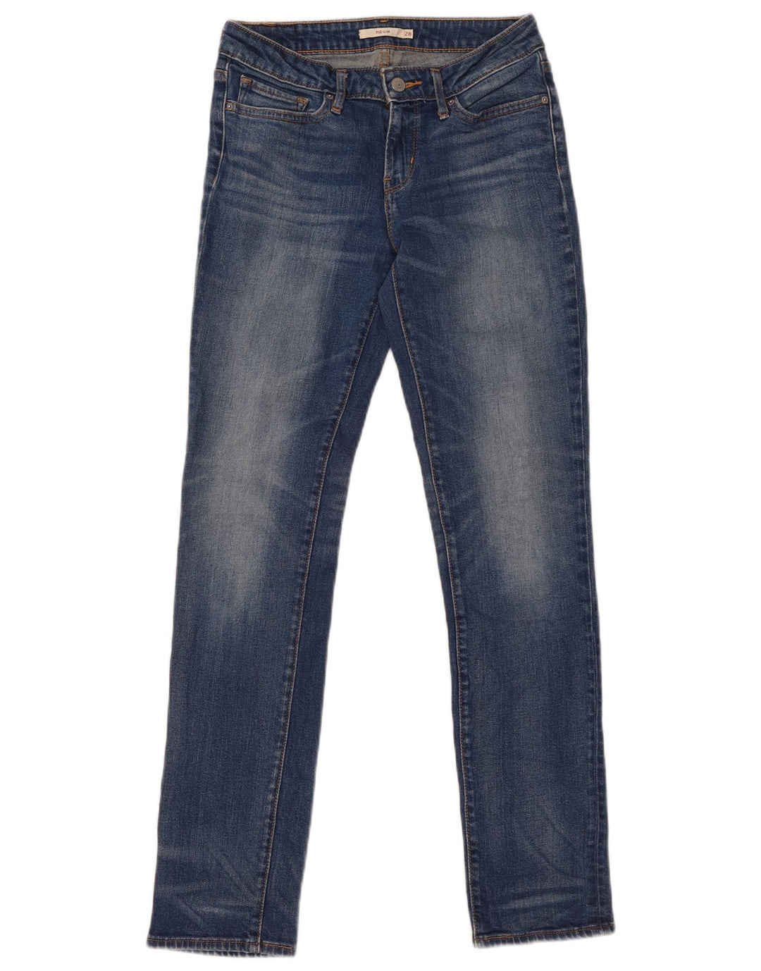 Jeans Levi's 712 Slim Feminino W28 L31 Azul