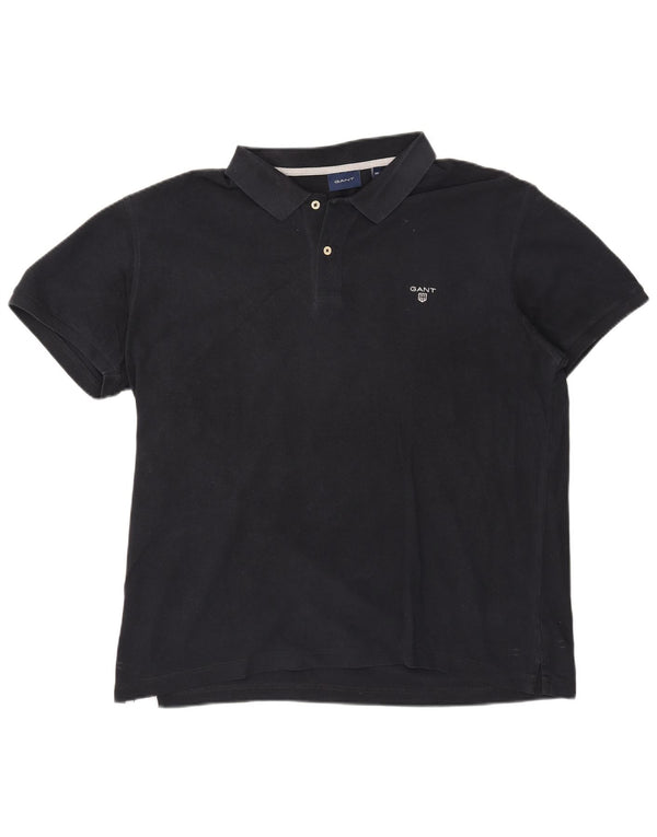 Camisa pólo masculina Gant 3XL azul marinho