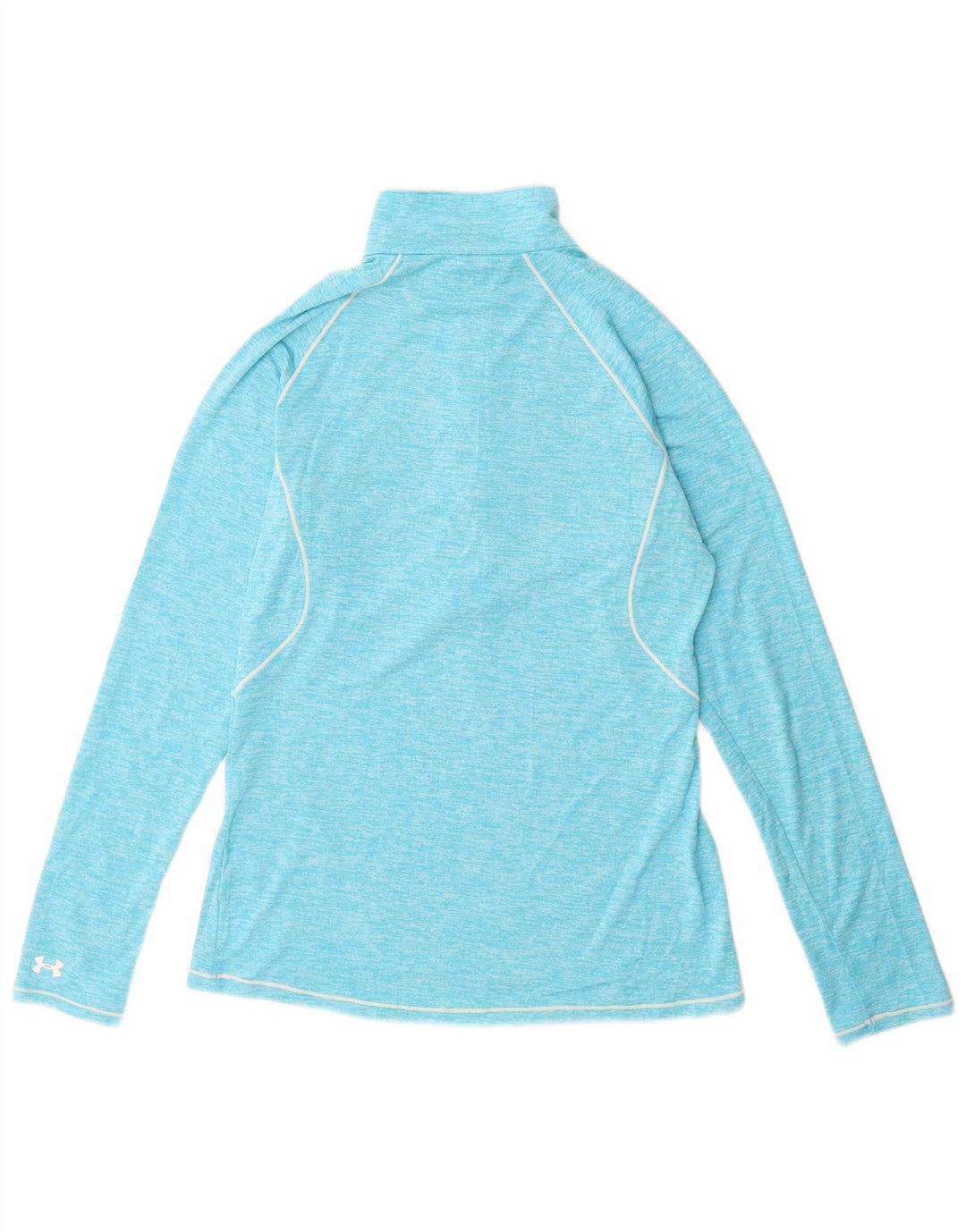 UNDER ARMOUR Feminino Heat Gear Pulôver Treino Top Reino Unido 12 Médio Azul