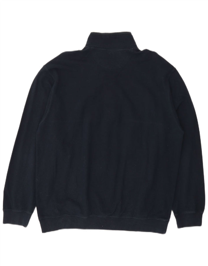 Suéter masculino Paul & Shark com zíper e gola 2XL azul marinho
