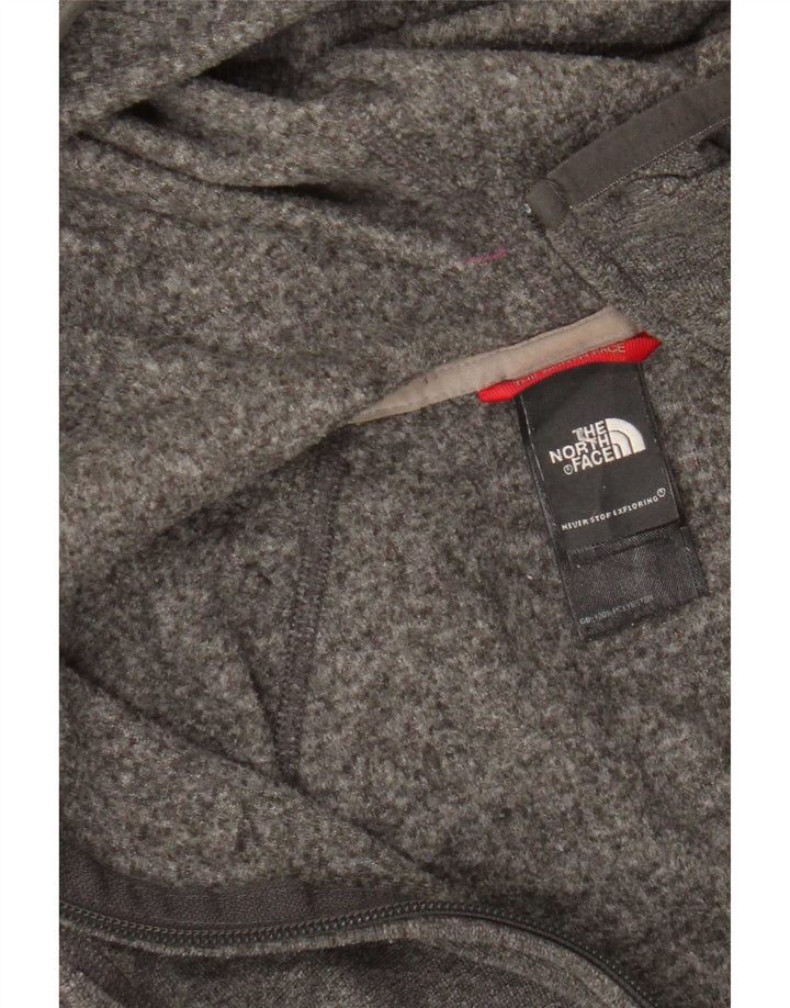 Casaco de treino com capuz feminino The North Face Reino Unido 10 pequeno cinza