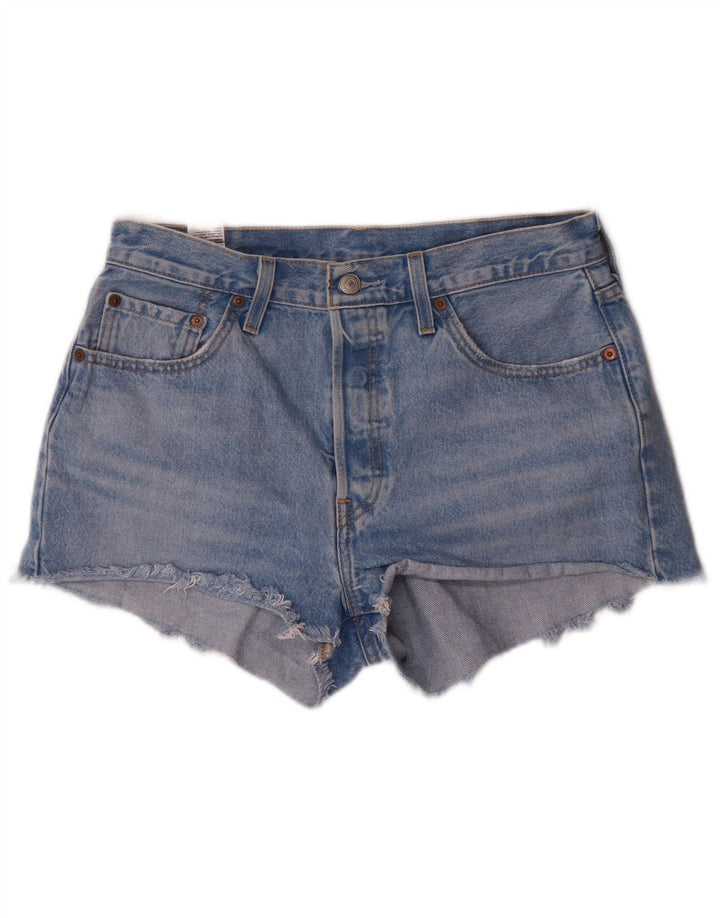 Calça jeans feminina Levi's 501 W29 algodão azul médio
