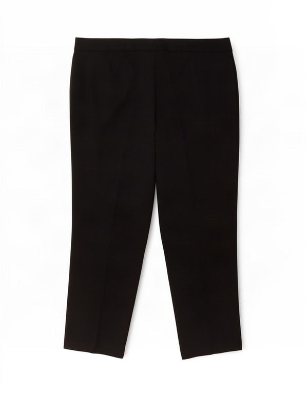 Calça feminina Marks & Spencer de terno reto Reino Unido 16 grande W36 L26 preta