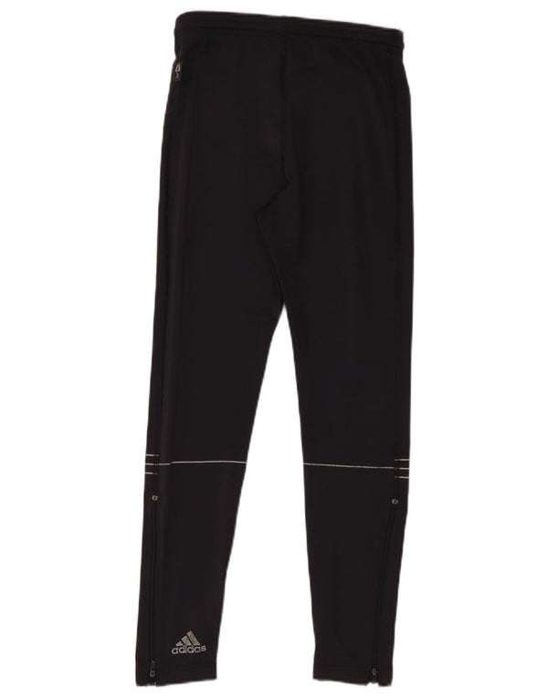 Adidas Womens Climalite Leggings UK 10 Pequeno Azul Marinho Poliéster
