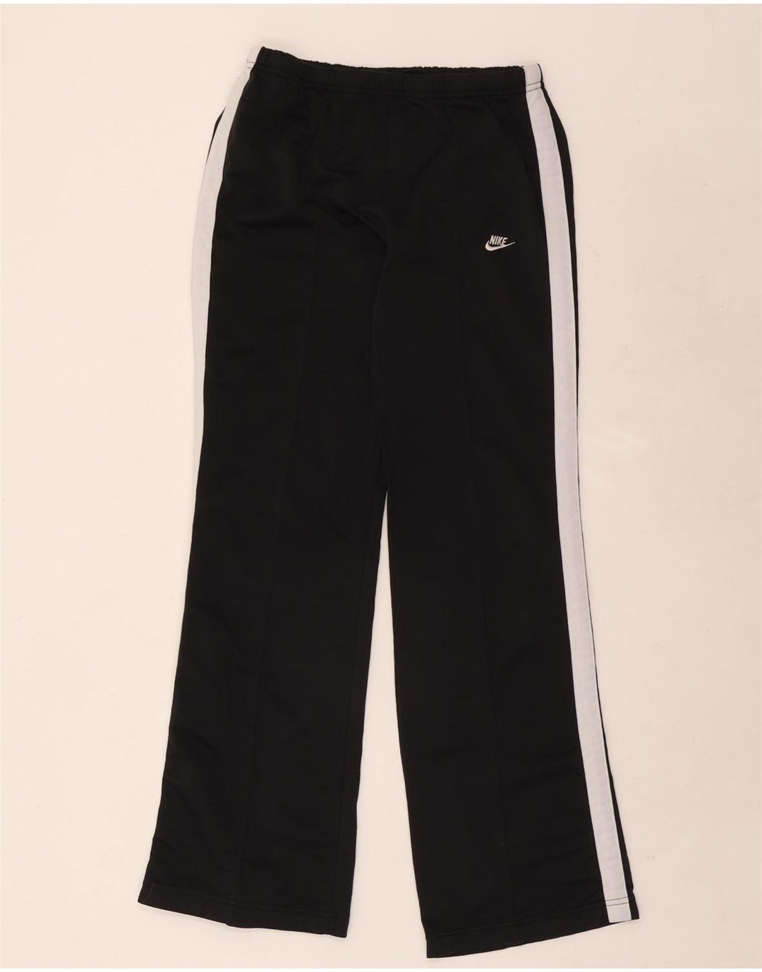 Nike Womens Full Tracksuit UK 8/10 Pequeno Preto Colourblock Poliéster