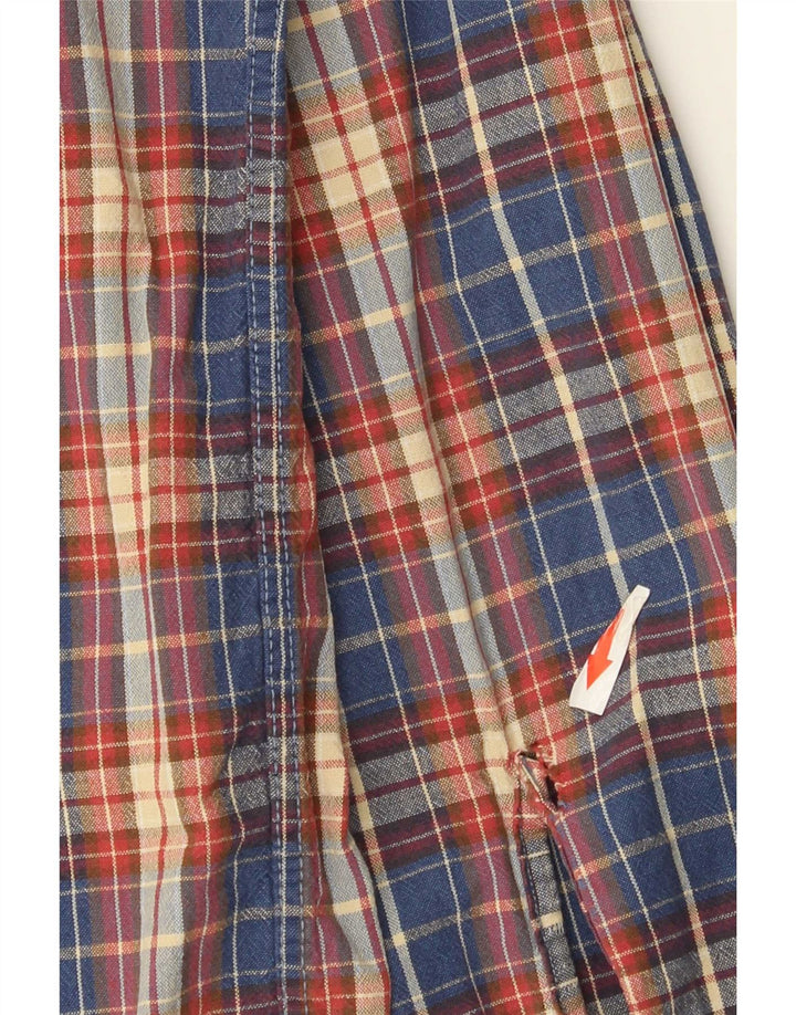 Camisa masculina de flanela Wrangler grande algodão xadrez multicolorido