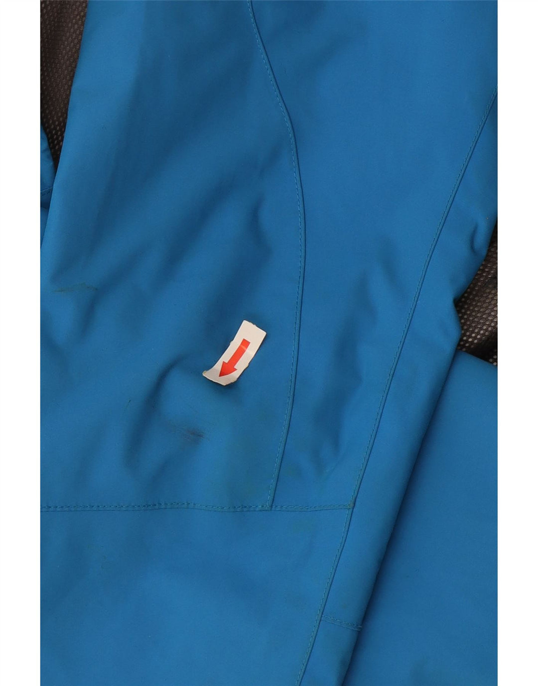 Jaqueta de chuva feminina com capuz Jack Wolfskin UK 10 pequena azul poliamida