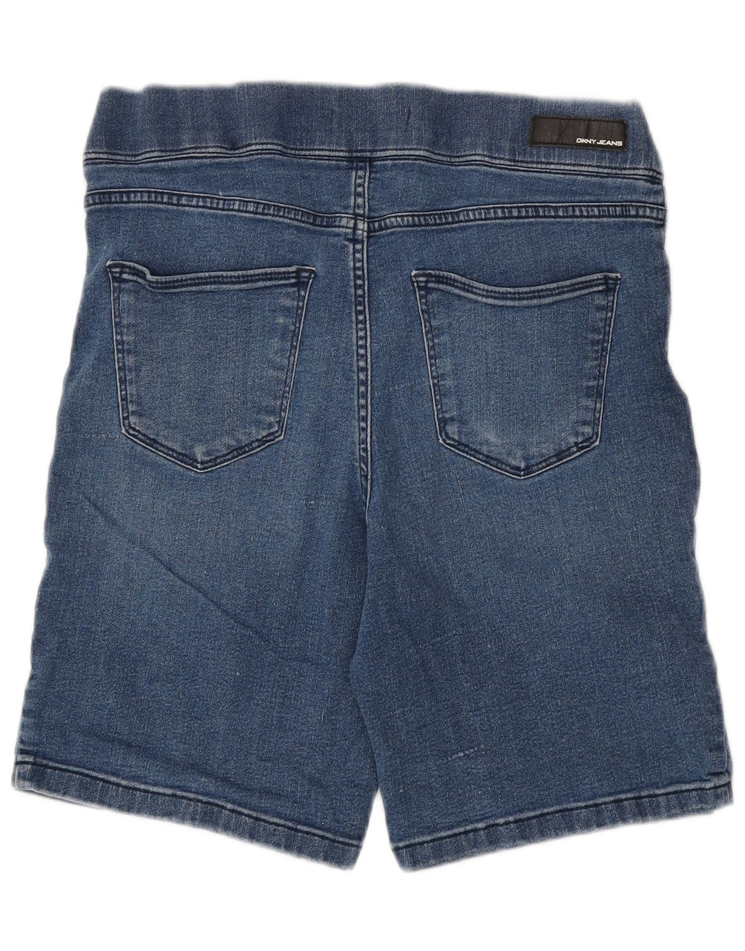 Shorts jeans feminino DKNY médio W30 algodão azul
