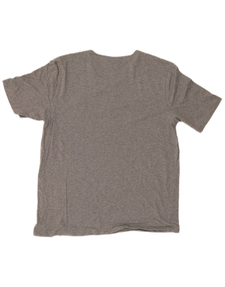 Camiseta masculina Hugo Boss Top XL algodão cinza