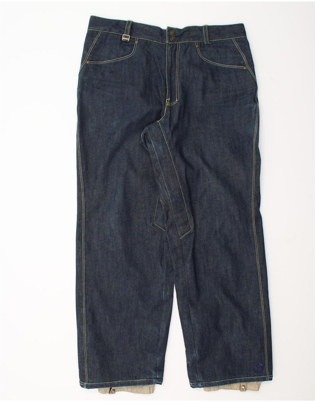 Sessions Masculino Edição Limitada Jeans Reta Grande W38 L33 Azul Marinho