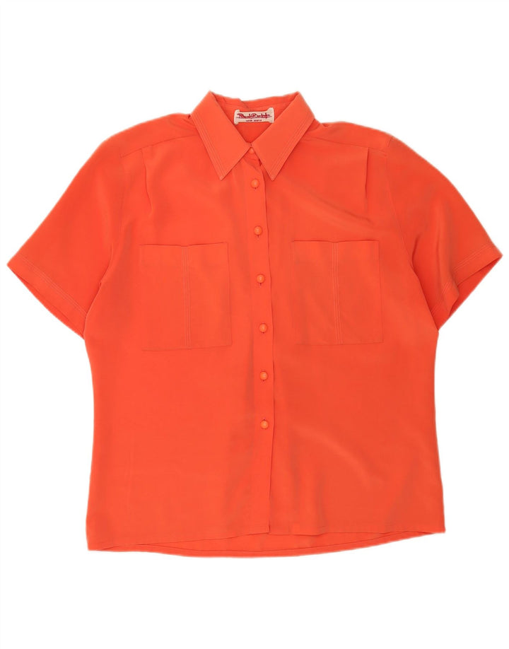 Linea Donna blusa feminina manga curta oversized IT 44 médio laranja