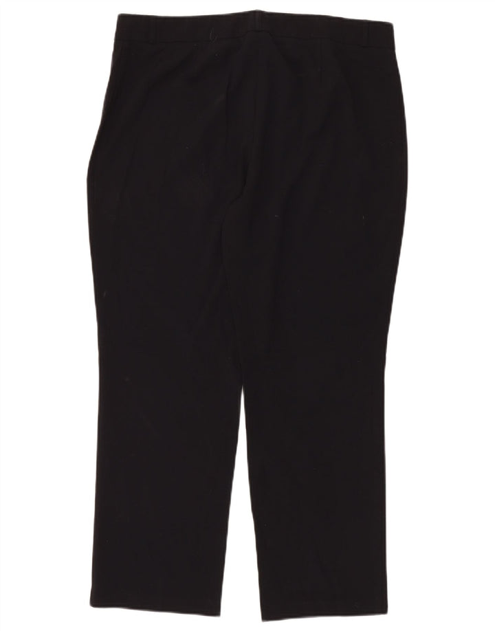 Calça feminina MARKS & SPENCER Crop Suit UK 14 Médio W34 L26 Preto