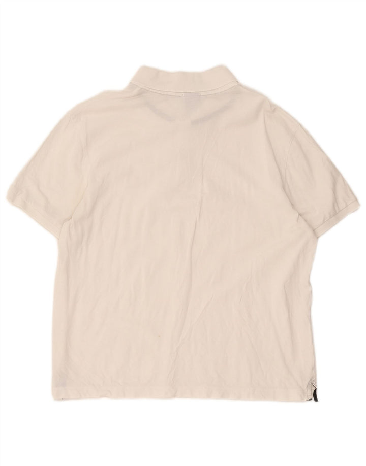 Camisa polo masculina Hugo Boss Regular Fit XL branca