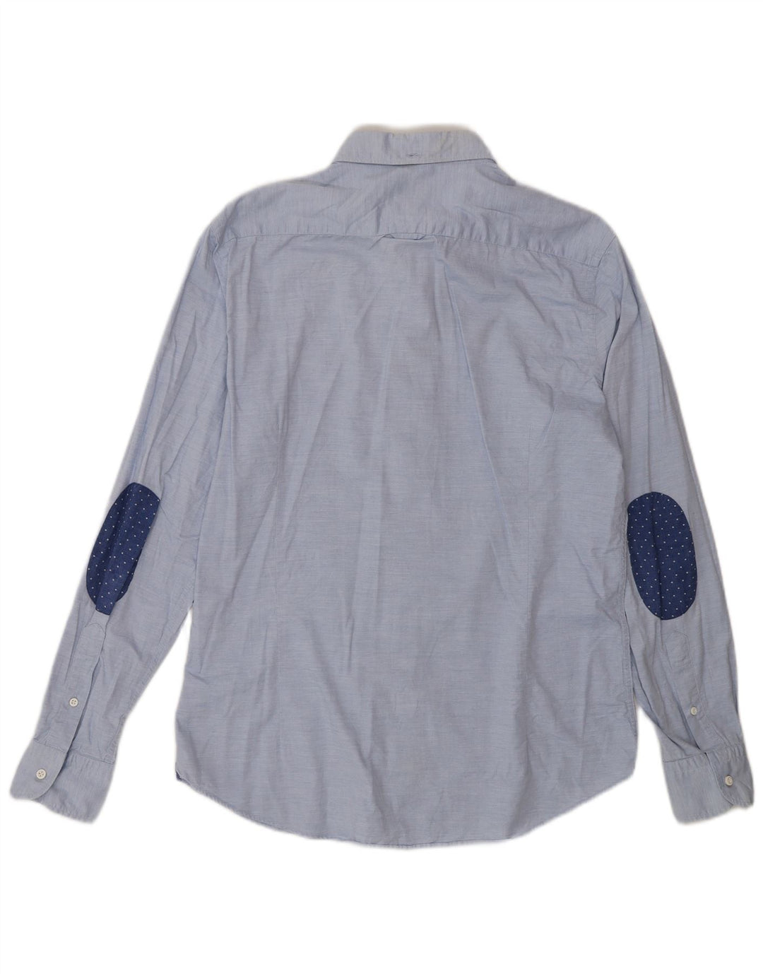 Camisa masculina Massimo Dutti azul médio