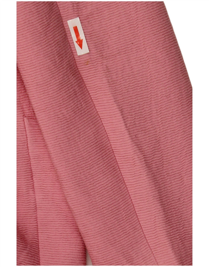 Sobretudo feminino Zara UK 10 pequeno viscose rosa