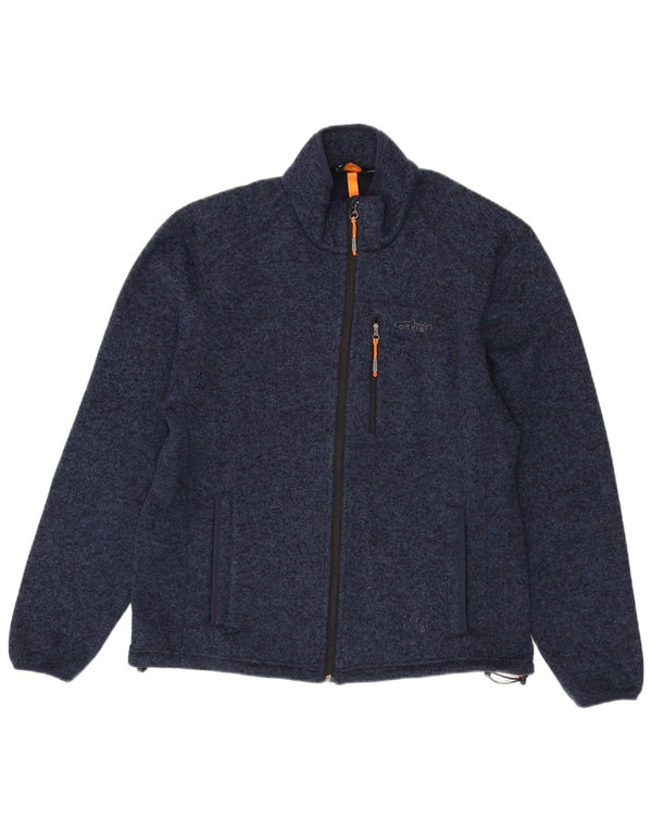 Orvis Mens Treino Top Jacket Médio Azul Marinho Salpicado Poliéster