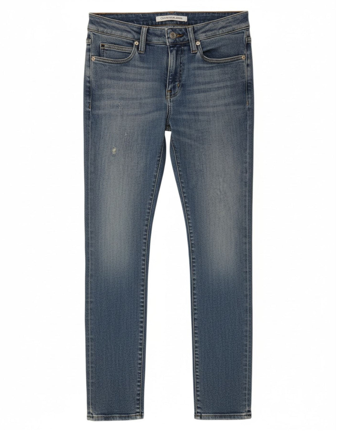 Calça jeans feminina CALVIN KLEIN W26 L30 azul algodão