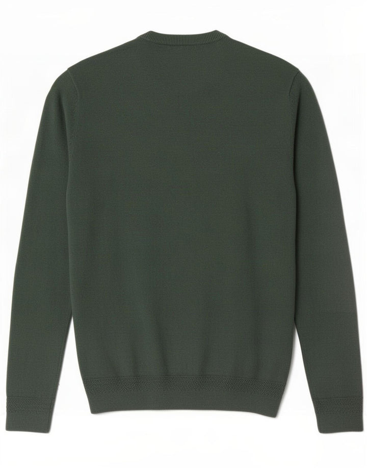 Suéter masculino Jack Wills com gola redonda e algodão verde pequeno