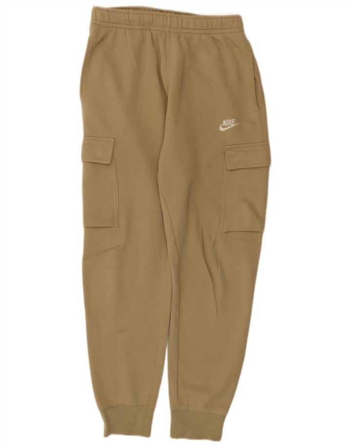 Nike Mens Cargo Calças de treino Joggers Pequeno Algodão Bege