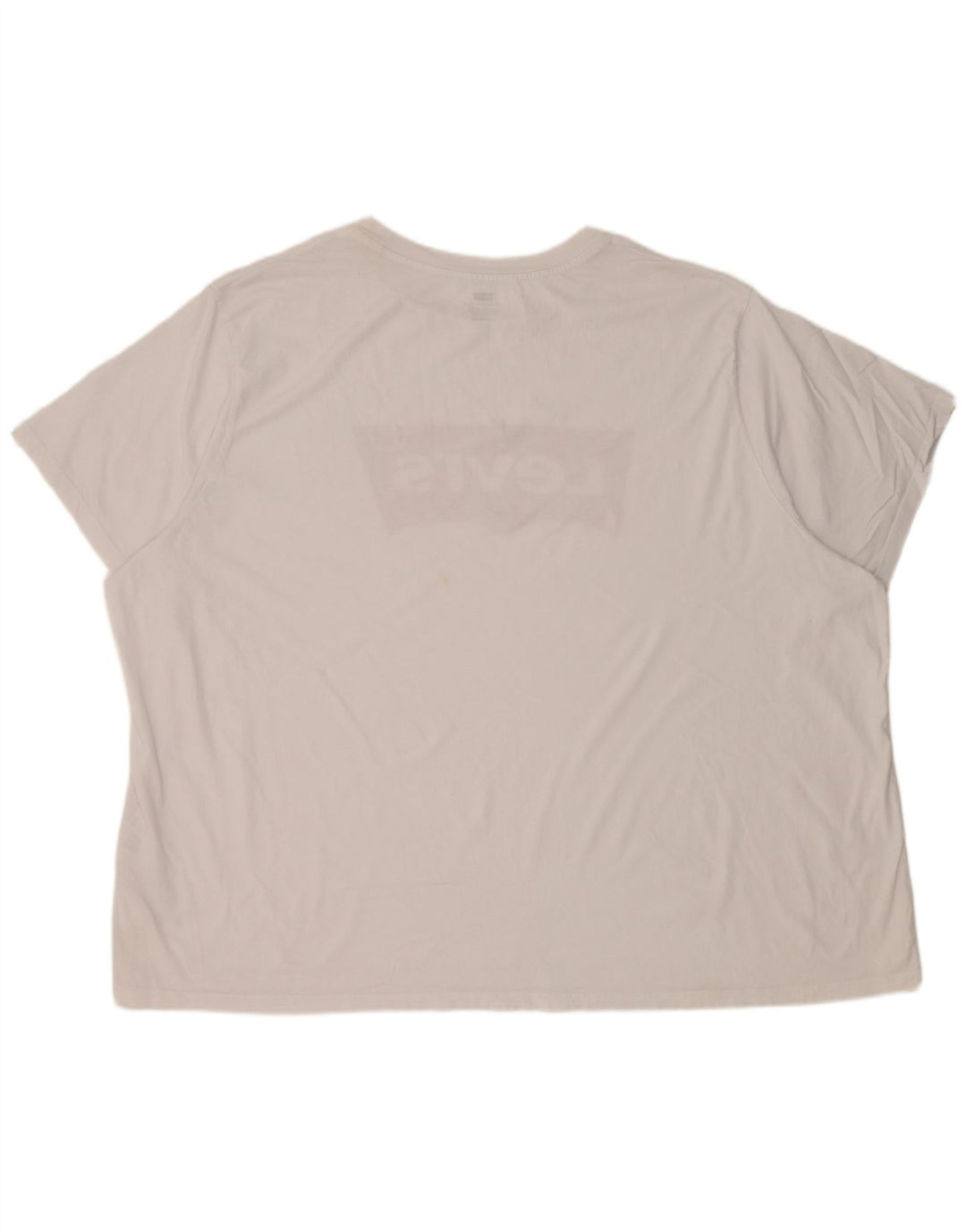 Camiseta gráfica masculina Levi's Top 4XL algodão branco