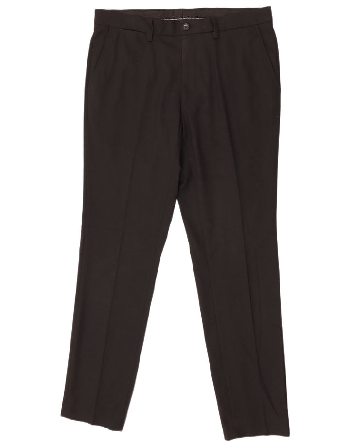 Calça skinny masculina Marks & Spencer W34 L31 poliéster preto