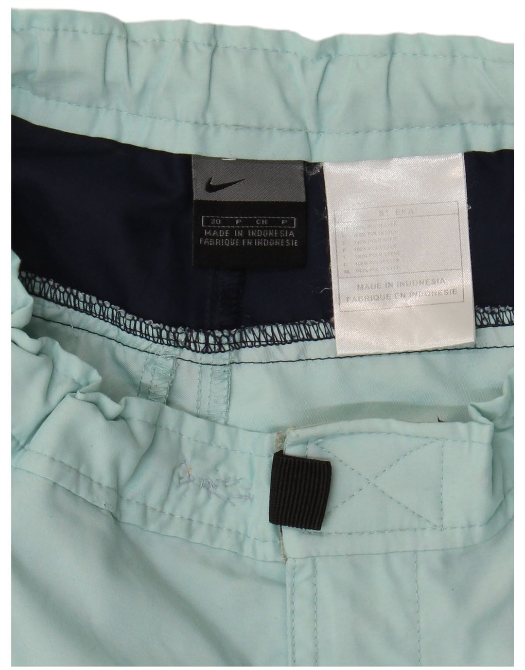 Shorts de natação masculino Nike pequeno turquesa Colourblock poliéster