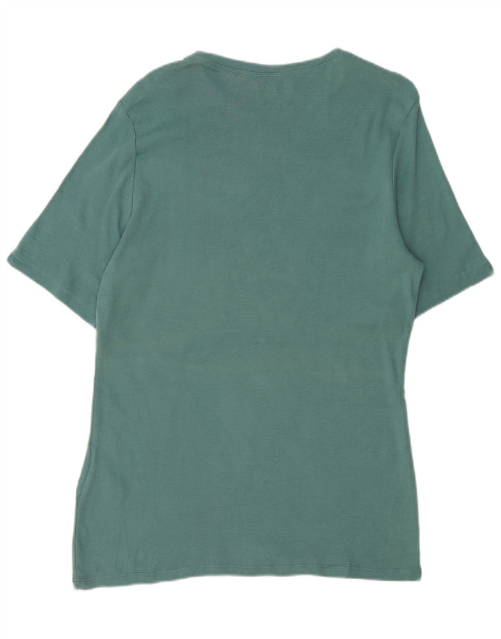 Camiseta masculina Eddie Bauer alta grande algodão verde
