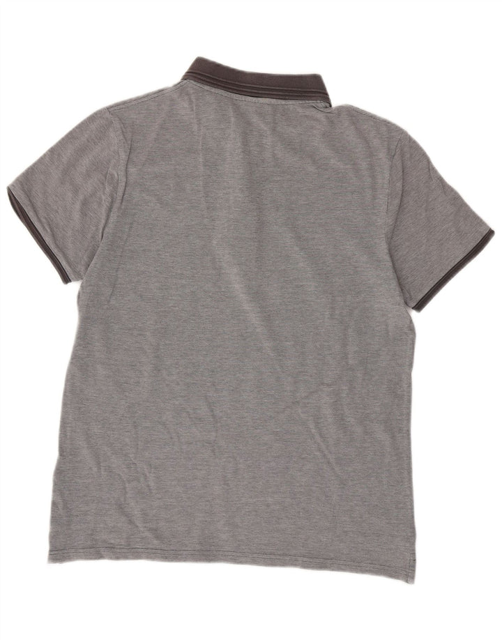 Camisa polo masculina Champion grande cinza