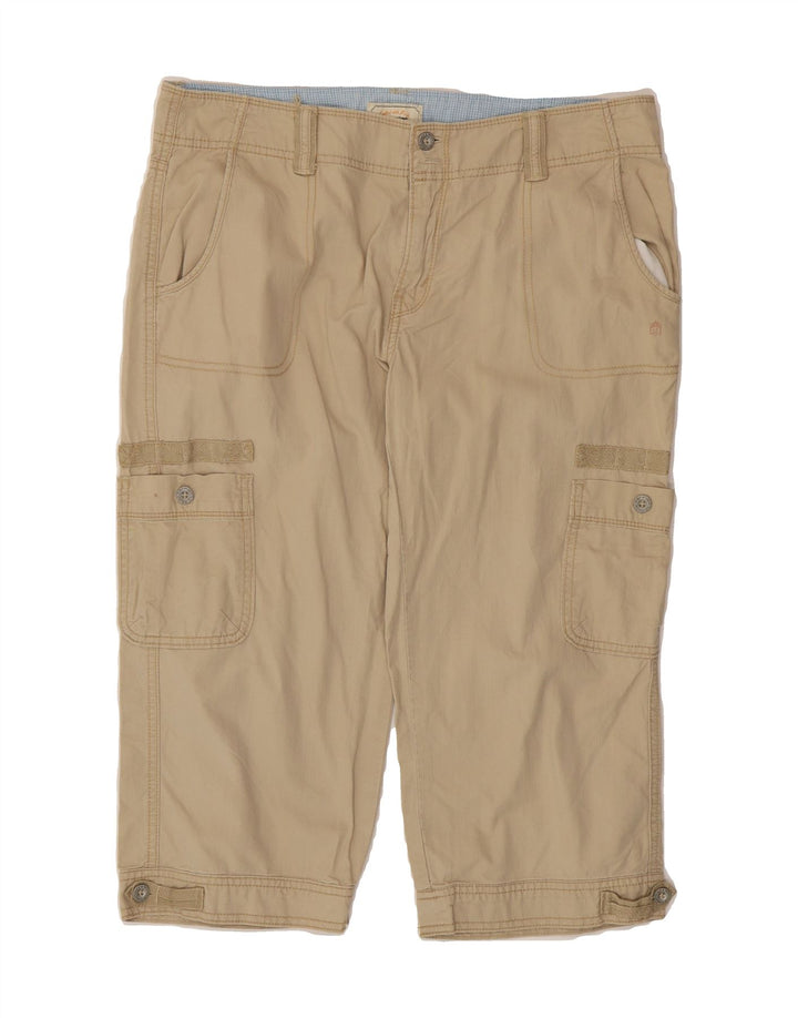 LEVI'S Womens Bermuda Cargo Shorts US 8 Medium W32  Beige Cotton Vintage Levi's and Second-Hand Levi's from Messina Hembry 