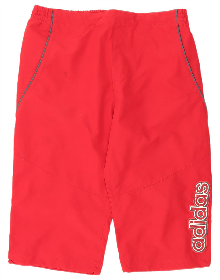 ADIDAS Mens Graphic Bermuda Sport Shorts Grande Poliéster Vermelho