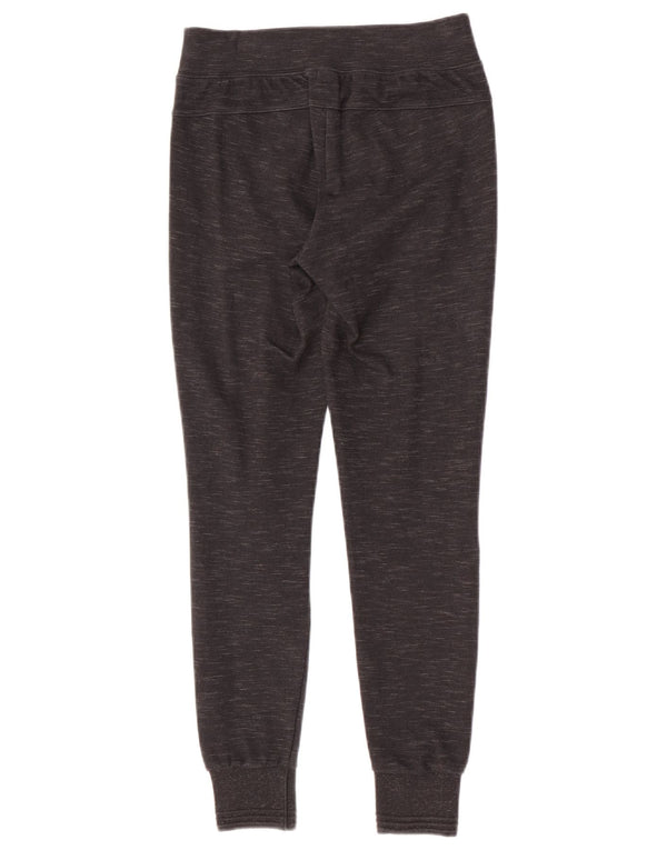 Adidas Calças de treino femininas Joggers UK 4/6 XS Cinza Flecked Sports