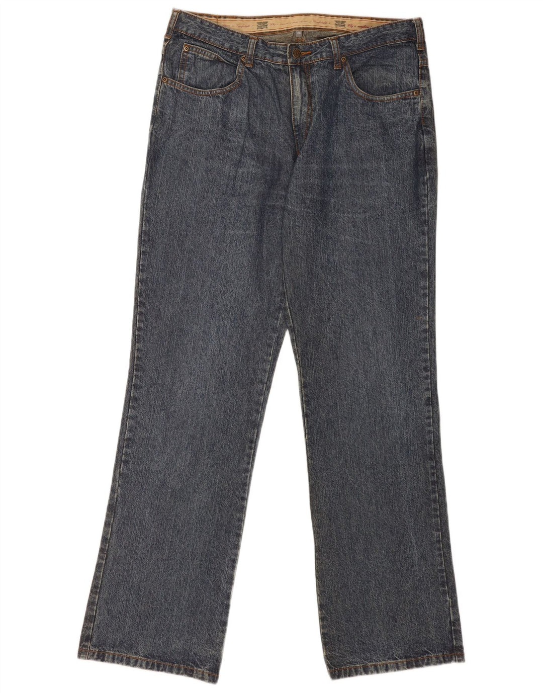 Jeans retos masculinos Rivers W36 L33 algodão azul