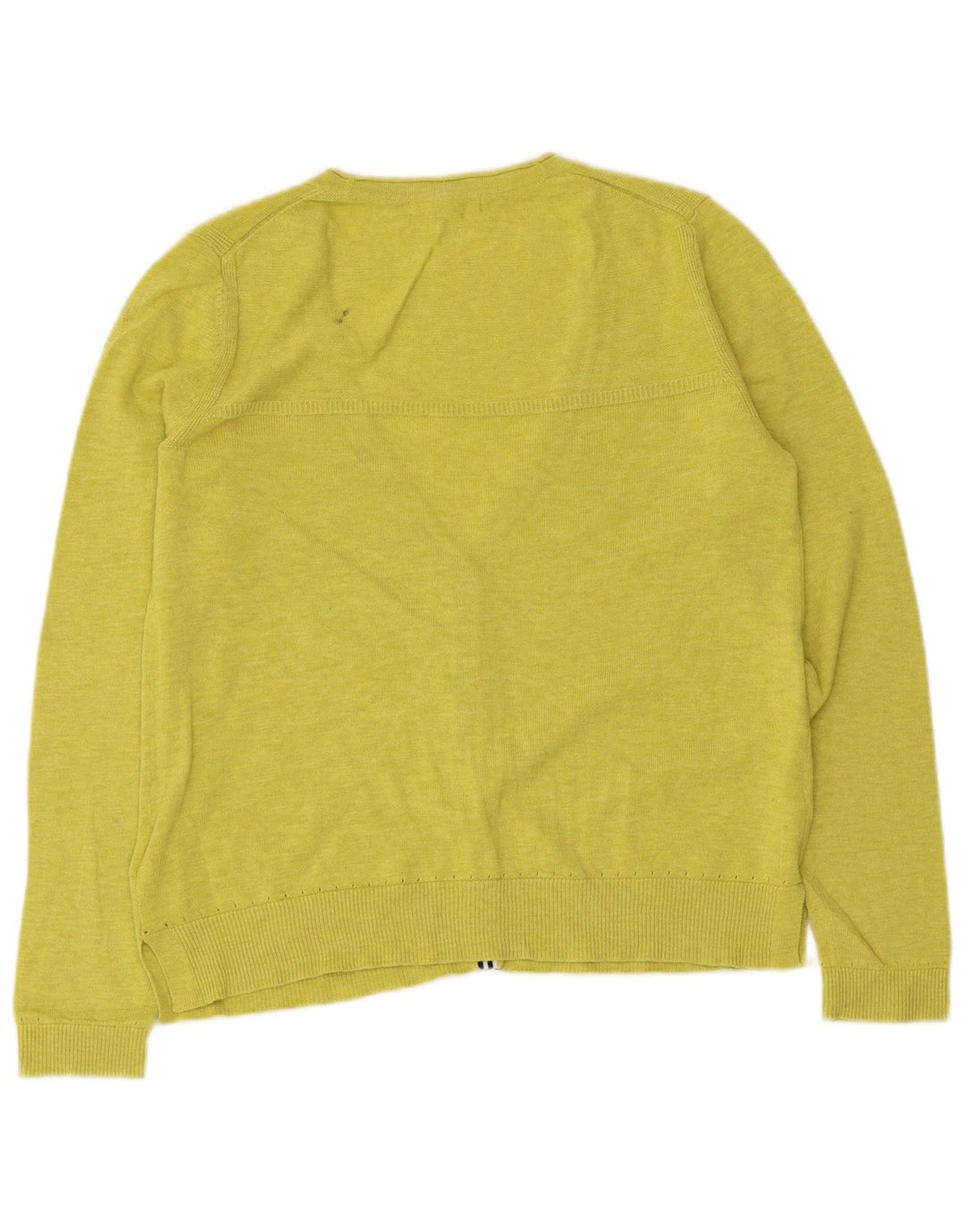 Camisola Cardigan Feminina White Stuff UK 10 Algodão Verde Pequeno