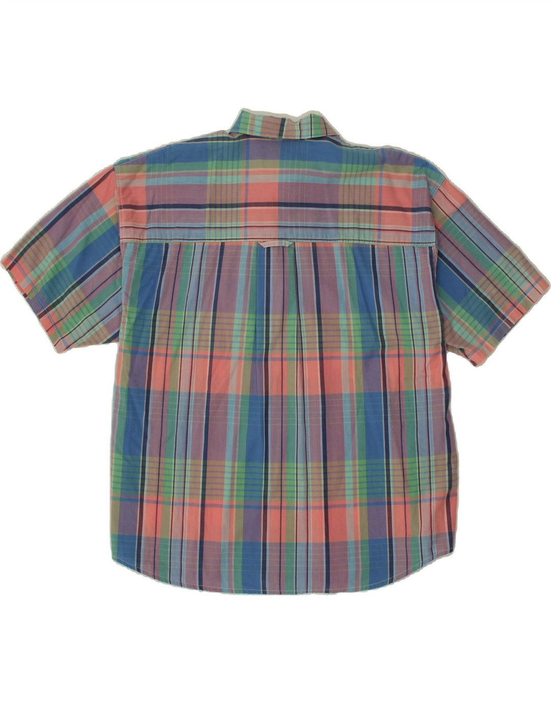 DOCKERS Womens Oversized Pullover Shirt UK 16 Large Multicoloured Check Vintage Dockers and Second-Hand Dockers from Messina Hembry 