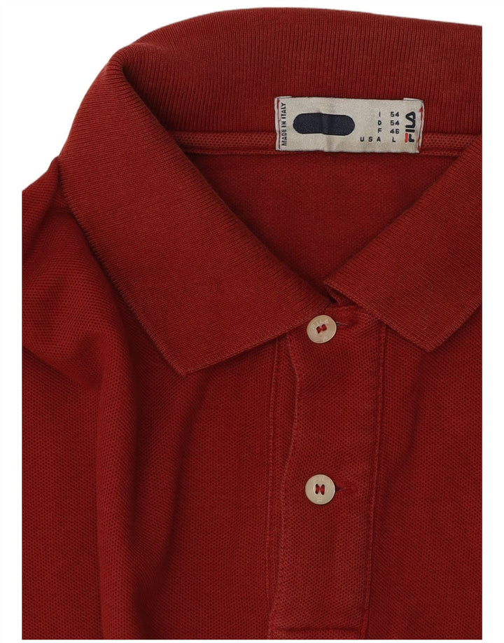 Camisa polo masculina Fila IT 54 XL vermelha