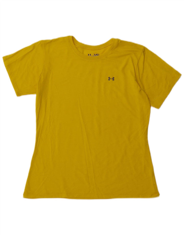 Camiseta feminina Under Armour UK 12 poliéster amarelo médio