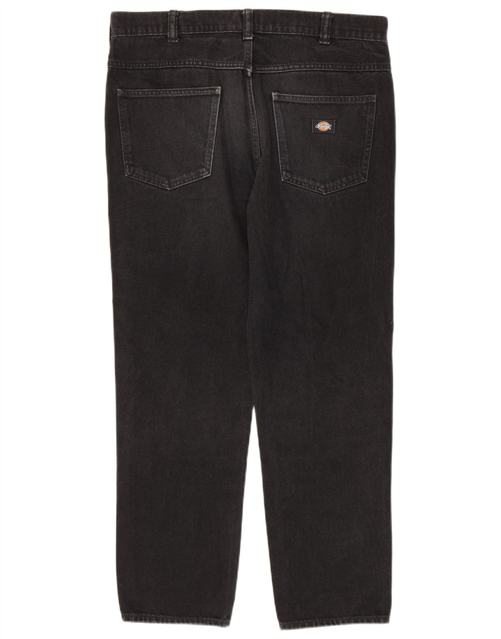 Calça jeans reta masculina Dickies W32 L30 algodão preto