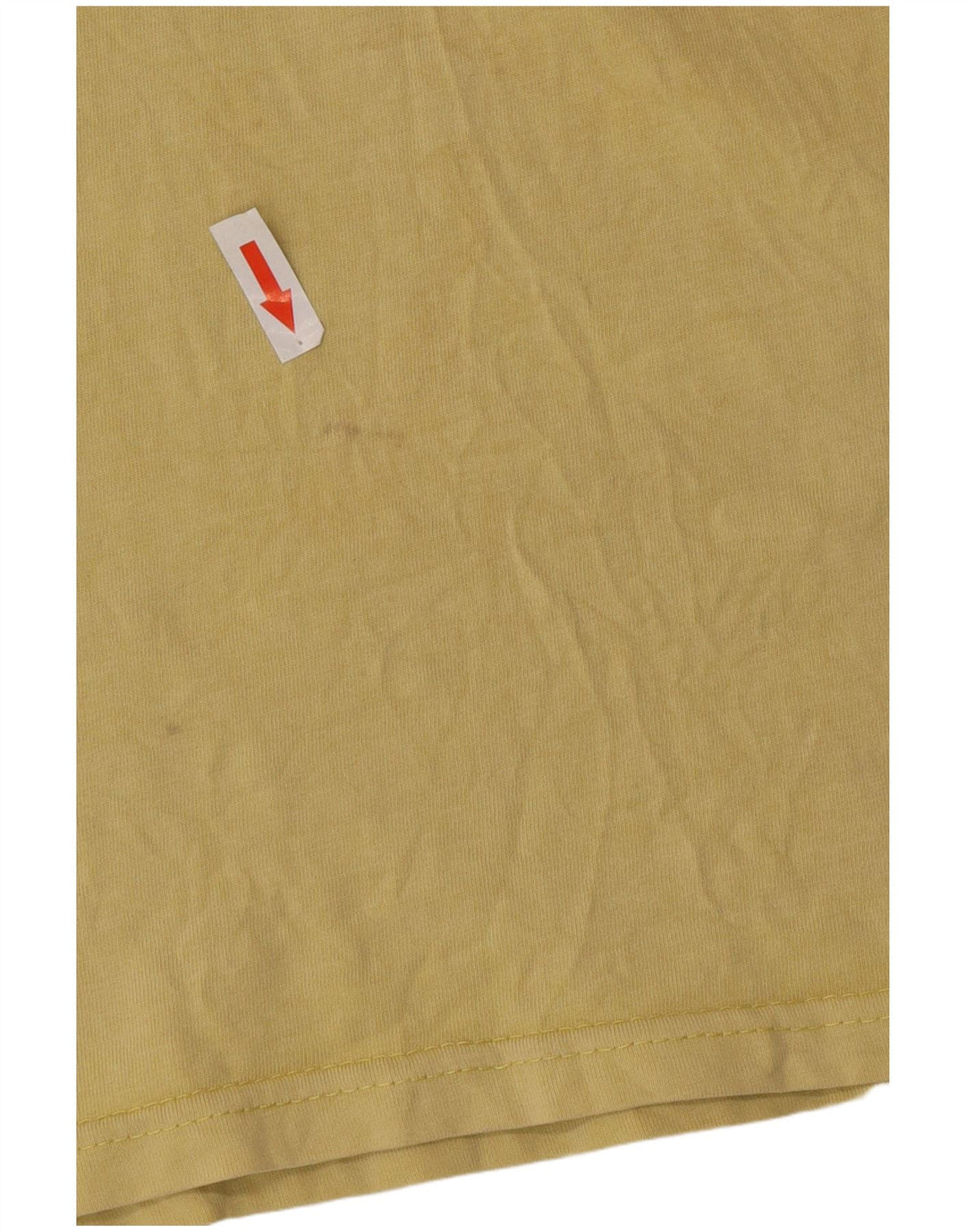 Camiseta masculina gráfica Volcom algodão amarelo médio