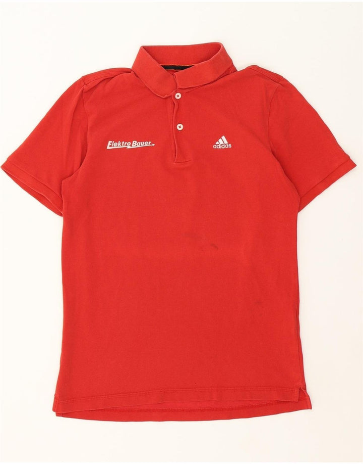 ADIDAS Mens Polo Shirt Small Red Cotton Vintage Adidas and Second-Hand Adidas from Messina Hembry 
