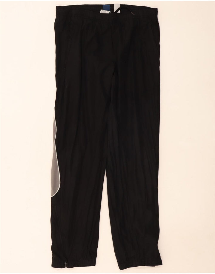 Calça de treino masculina Reebok Joggers pequeno preto colorblock poliéster