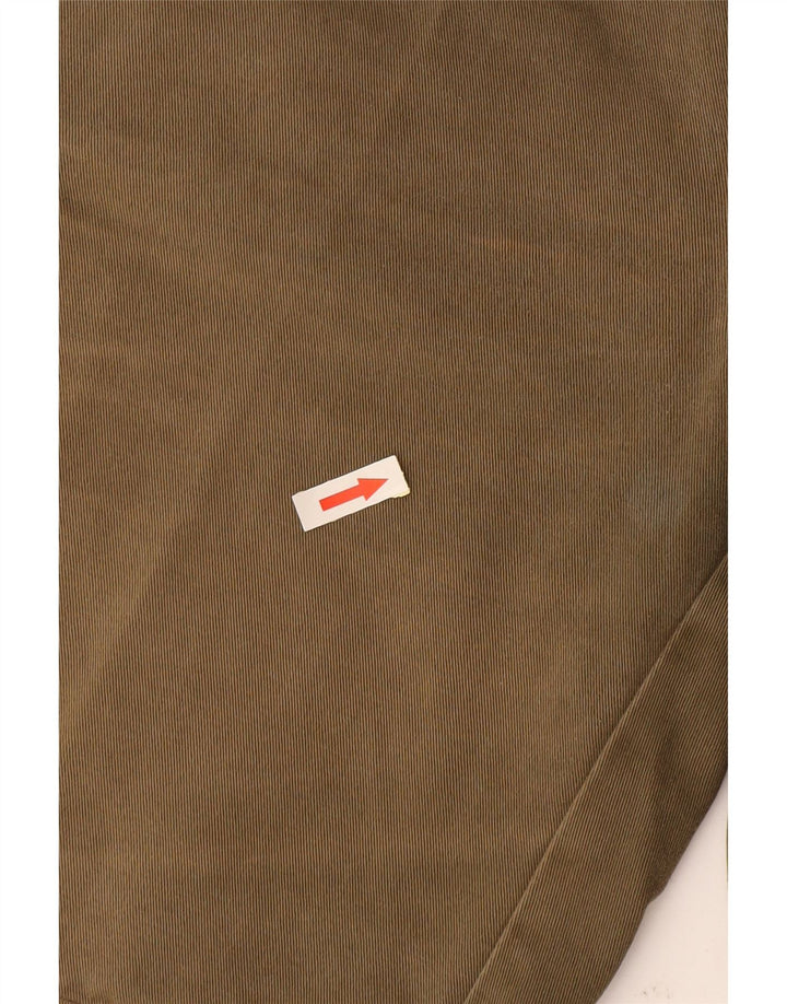 Metropolitan Mens Cargo Shorts W34 Grande Algodão Cáqui