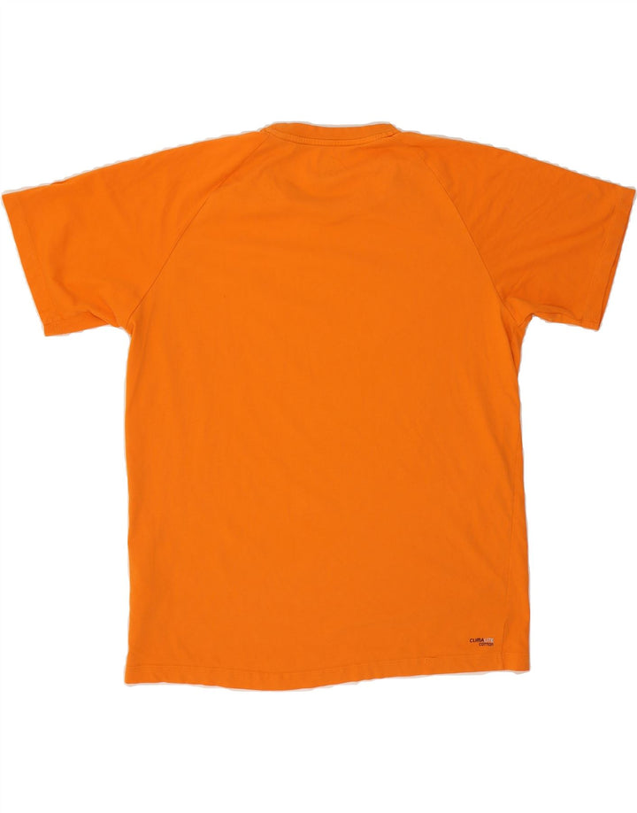 ADIDAS Mens T-Shirt Top XL Orange Cotton Vintage Adidas and Second-Hand Adidas from Messina Hembry 