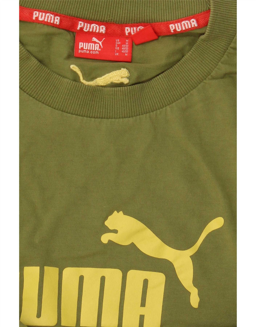 Puma Camiseta Masculina Graphic Top Verde Médio