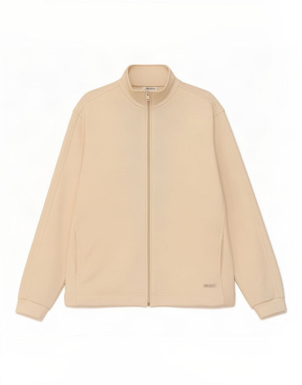 Champion Mens Tracksuit Top Jacket XL Off White Cotton