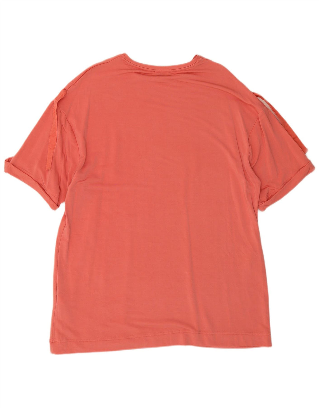 Zara Túnica Feminina Top UK 10 Pequeno Poliéster Rosa